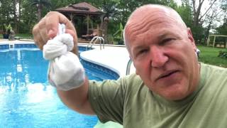How to clean rust stains from your pool  Amazingly simple!