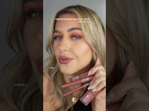 Monochrome makeup look. Yay or nay? #3ina #monochrome #makeuptutorial #makeuplook