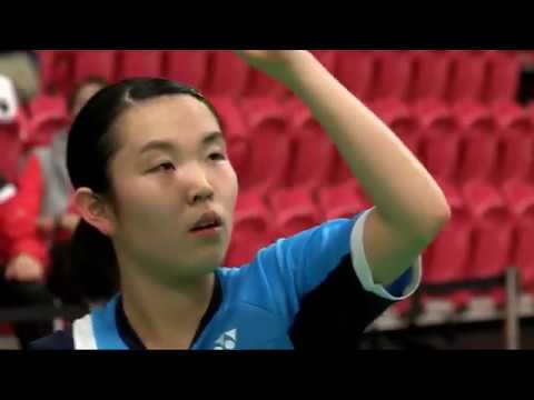 王祉怡 Wang zhiyi vs 水井ひらり Mizui Hirari 2018 World Junior Badminton Championship Team Semi Final