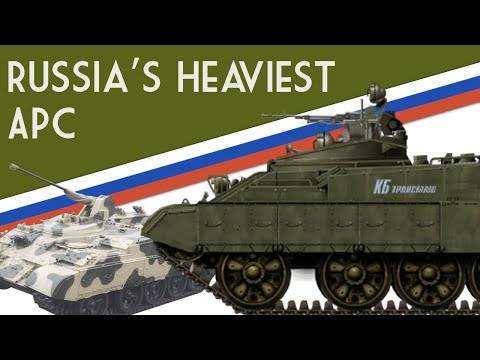 Russia's Heaviest APC | BTR-T Modern Russian T-55 Based APC