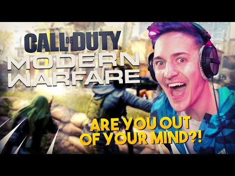 NINJA GOES BEASTMODE IN COD MODERN WARFARE! (NINJA GOES BEASTMODE IN COD MODERN WARFARE!)