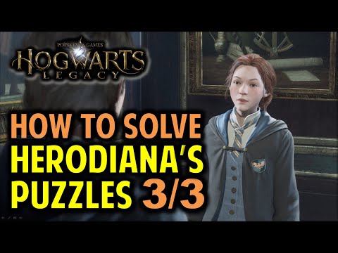 How to Solve Herodiana's Puzzles 3/3  (Hogwarts Legacy)