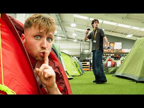 Camping in a Tent Store, Until I Get Caught