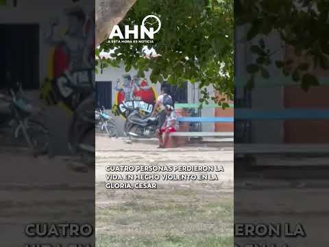 CUATRO PERSONAS PERDIERON LA VIDA EN LA GLORIA, CESAR