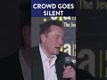 Crowd Goes Silent After Hearing Elon Musk Tell Ben Shapiro His Warning