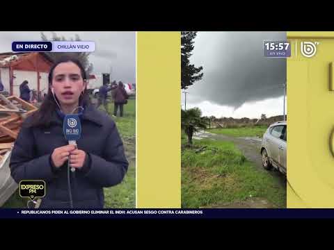 La zona cero del tornado en Ñuble: Casa terminó destruida tras paso del fenómeno climático