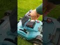 Pairing up the @Ceenrbatteries PDnation with a Makita, in a makita 36v lawn mower. #lawn #battery