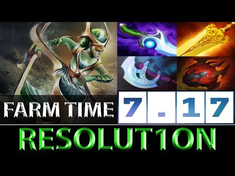 Resolut1on [Naga Siren] WTF Farm Time Baby ► Dota 2 7.17