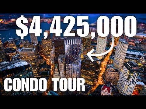 Boston LUXURY condo tour | $4M Highrise Walkthrough