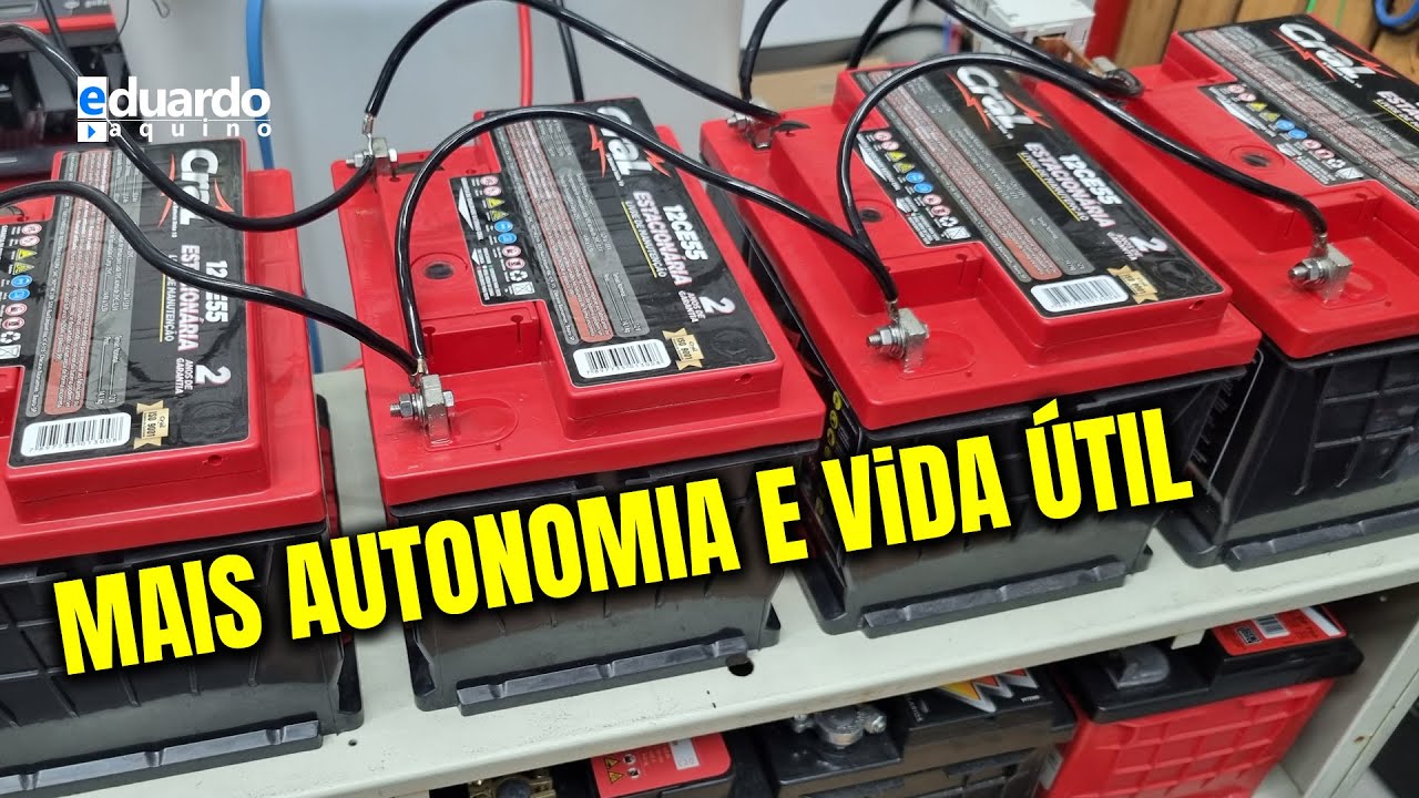 8 PASSOS para AUMENTAR Vida ÚTIL das BATERIAS no Off Grid