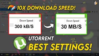 How to Speed Up uTorrent Downloads ( 2022 ) | 10X Download Speed! | Speed Up Utorrent
