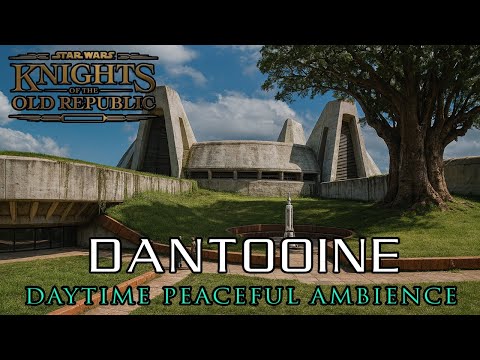 5 Hours of Star Wars KOTOR Ambience – Dantooine Jedi Enclave | Peaceful, Relaxing
