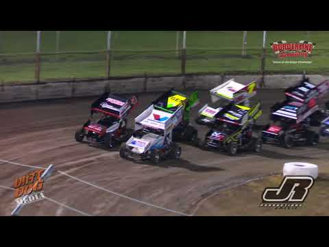 2018 Easter Sprintcar Trail Rd 2 - Lisa Walker and Marcus Dumsney Crash