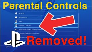 PS4 How to REMOVE Parental Controls  NEW EASY!