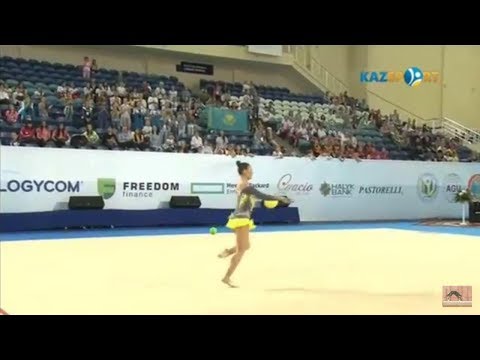 Селина Жуматаева 2017/Selina Zhumatayeva Ball EF  Asian Championships Astana