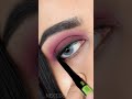 Eyeshadowtutorial 10 Steps Viral Pink Shimmer Smokey Eyes Halo Eyeshadow Makeup Indian Bridal Look