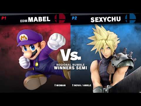 Regional Rumble Top 8 Losers Quarters: EDM|Mabel (Mario) VS Sexychu (Cloud)