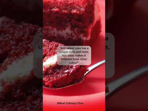 The Secret Ingredient in Red Velvet Cake