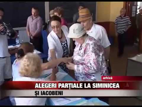 Alegeri parțiale la Siminicea și Iacobeni