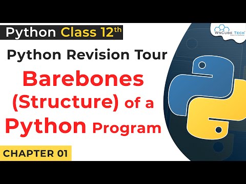 Barebones Of Python Program Functions In Python Class 12 Computer Science With Python 02