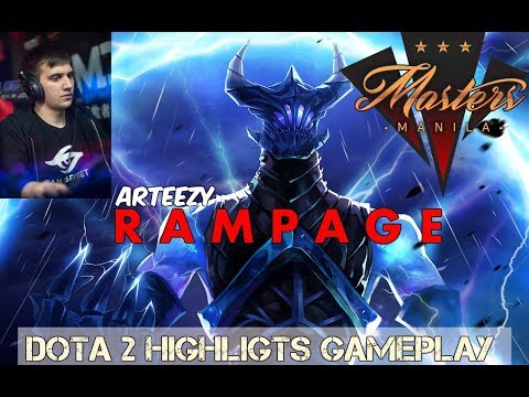 EG.Arteezy Razor RAMPAGE 5HP vs Faceless - Manila Masters Highlights Dota 2