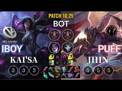 VG iBoy Kai'Sa vs IG Puff Jhin Bot - KR Patch 10.25