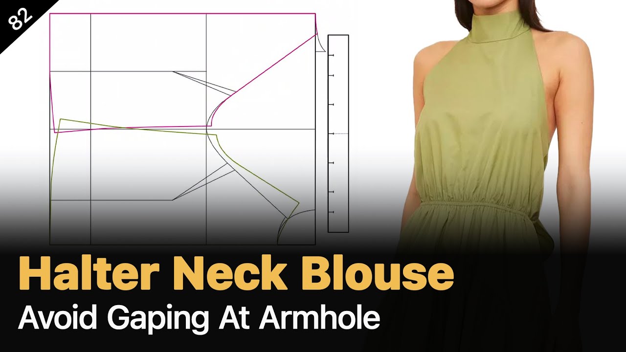 Why Halter Necklines Are Tricky & How to Draft Them Right!
