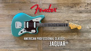 Video thumbnail for Fender: American Professional Classic JAGUAR® by Brett Kingman