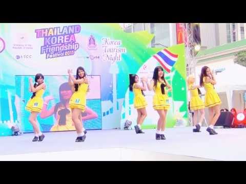 131124 PinkPanther cover Apink - Lovely Day + NoNoNo(노노노) @Thailand Korea Friendship Festival 2013
