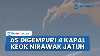 Iran Tembak Jatuh Pesawat Nirawak AS, 4 Kapal Washington di Selat Hormuz Digempur Rudal IRGC