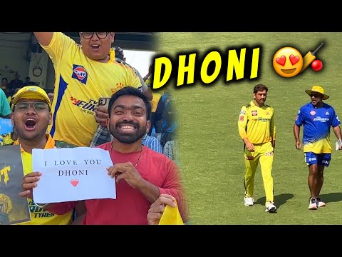 Dhoni Ko Dekha IPL Match Mein 😍 Delhi Vs Chennai 🏏 | Vibhu Varshney