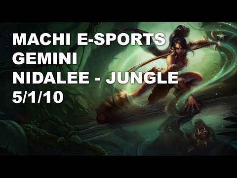 Machi E-Sports Gemini Jungle Nidalee vs Ekko - KR Grandmaster Patch 10.8