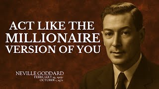 "How to ACT Like a Millionaire BEFORE the Money | Navill Goddard Rare Teachings"