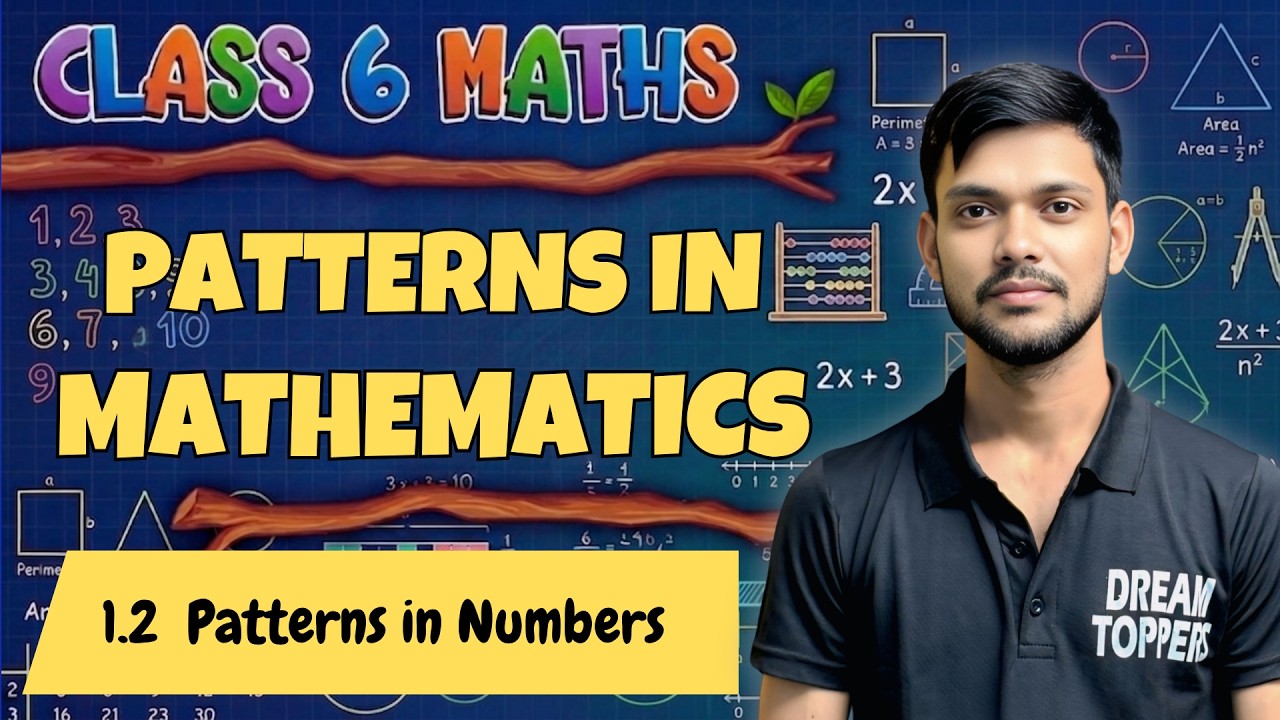 Class 6 maths l Ex 1.2 Pattern in numbers l Chapter 1 l Pattern in mathematics l Ncert l Solution
