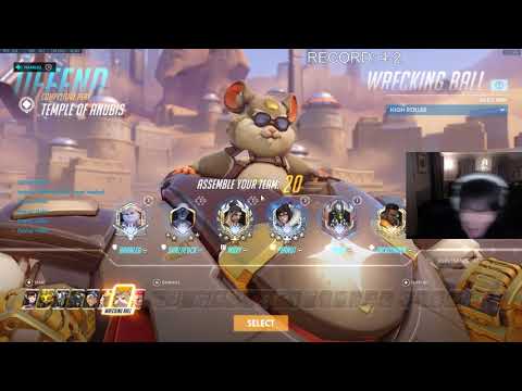 48 ELIMS - HARBLEU DOMINATING AS HAMMOND! [ OVERWATCH SEASON 19 TOP 500 ]