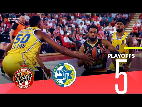 Monaco makes history! | Playoffs Game 5, Highlights | Turkish Airlines EuroLeague