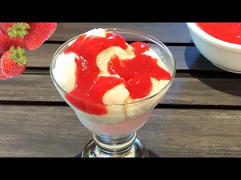 10 Minute Strawberry Sauce Recipe