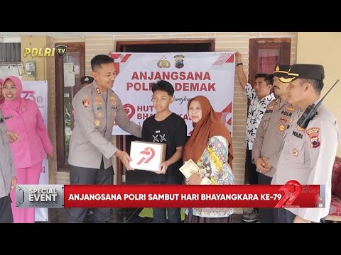 ANJANGSANA POLRI SAMBUT HARI BHAYANGKARA