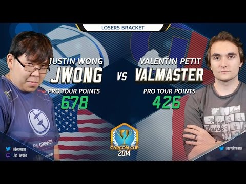 USFIV: EG Justin Wong vs GL Valmaster - Capcom Cup 2014 - Losers Round One