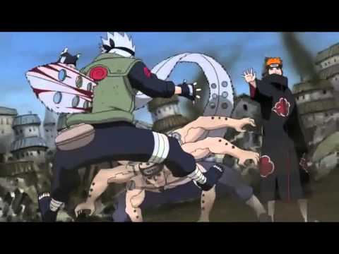 Naruto AMV  - Time of Dying ( Kakashi vs Pain )