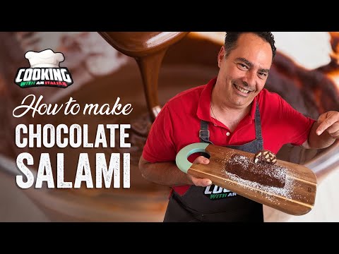 Making CHOCOLATE SALAMI !! Learn how to make this Italian Chocolate Salami