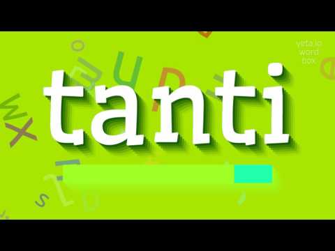 How to say "tanti"! (High Quality Voices)