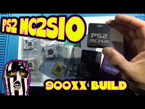 PS2 MC2SIO - Working on 9000x Ps2 Slim! 512gb Modchip build Showcase / Guide