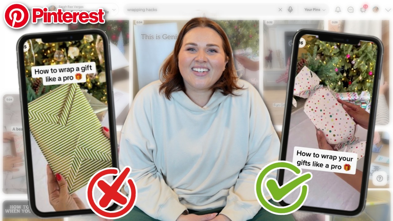 I Tried Pinterest’s Most Viral Gift Wrapping Hacks — So You Don’t Have To 🎁