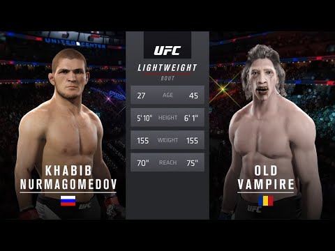 Khabib Nurmagomedov vs. Old Vampire - EA Sports UFC 2 - Crazy UFC 👊🤪