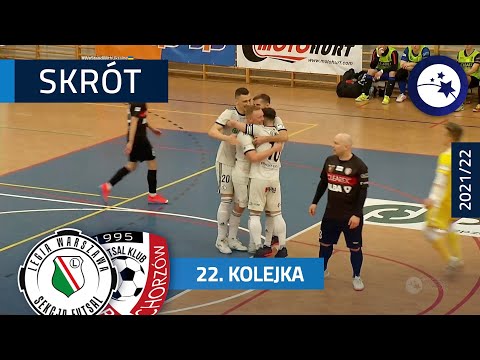 Legia Warszawa - Clearex Chorzów 4:4 | SKRÓT | 22. kolejka (2021/22)