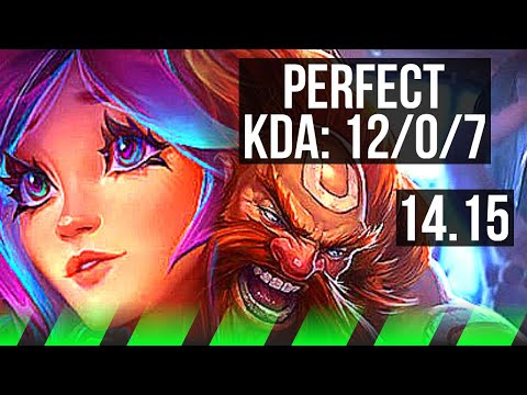 LILLIA vs GRAGAS (JGL) | 12/0/7, Rank 4 Lillia, Legendary, Rank 24 | EUW Challenger | 14.15