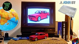 Tutorial Picture Conversion | Atari ST (1985) | BMW M3 | Low Res