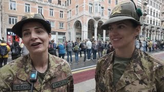 Adunata a Genova, «Noi alpine con la passione per la montagna, i nostri zaini pesano quanto quell...