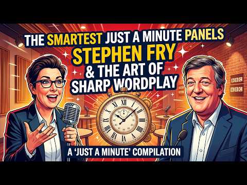 The Smartest Just a Minute Panels | Stephen Fry & The Art of Sharp Wordplay